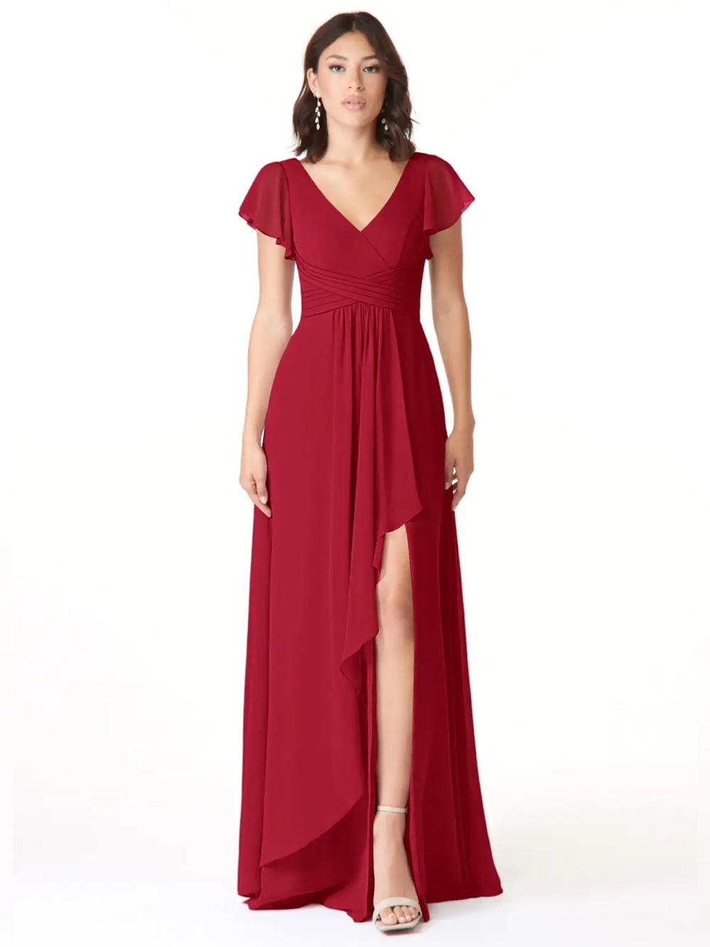 AZAZIE Omari chiffon dress